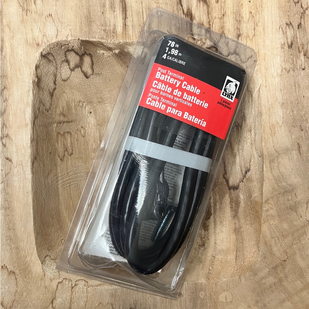 Lynx Post Terminal Battery Cable 78” 4 Gauge